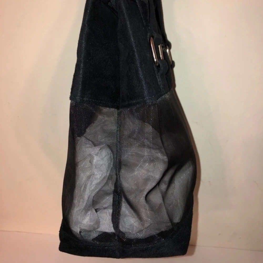 Givenchy black parfum tote cosmetic bag